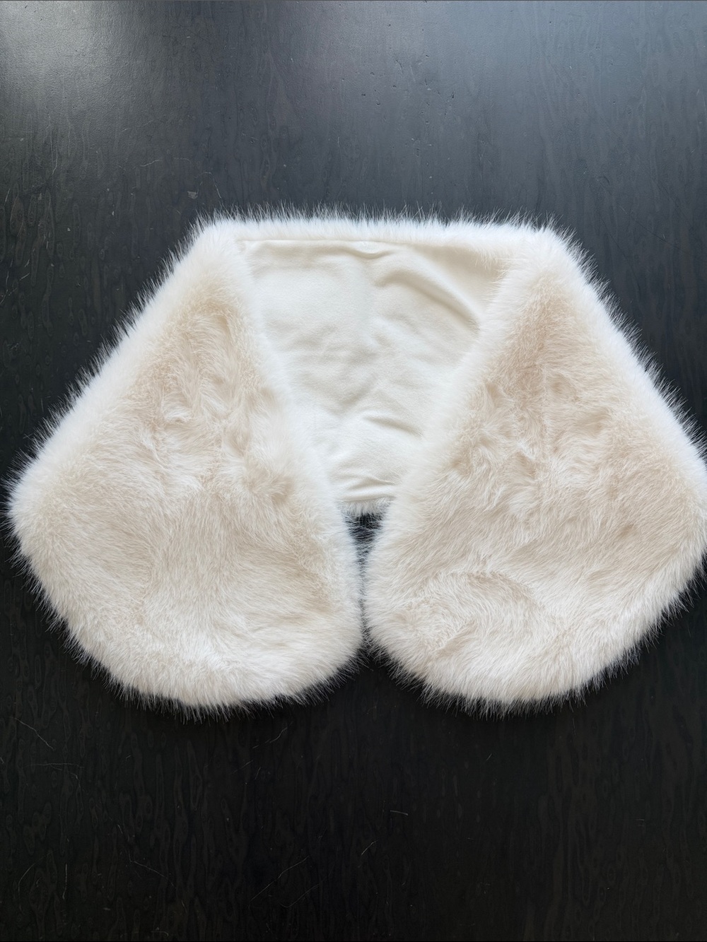 Bridal white Faux Fur Collar Scarf - Elegant Women’s Accessory
